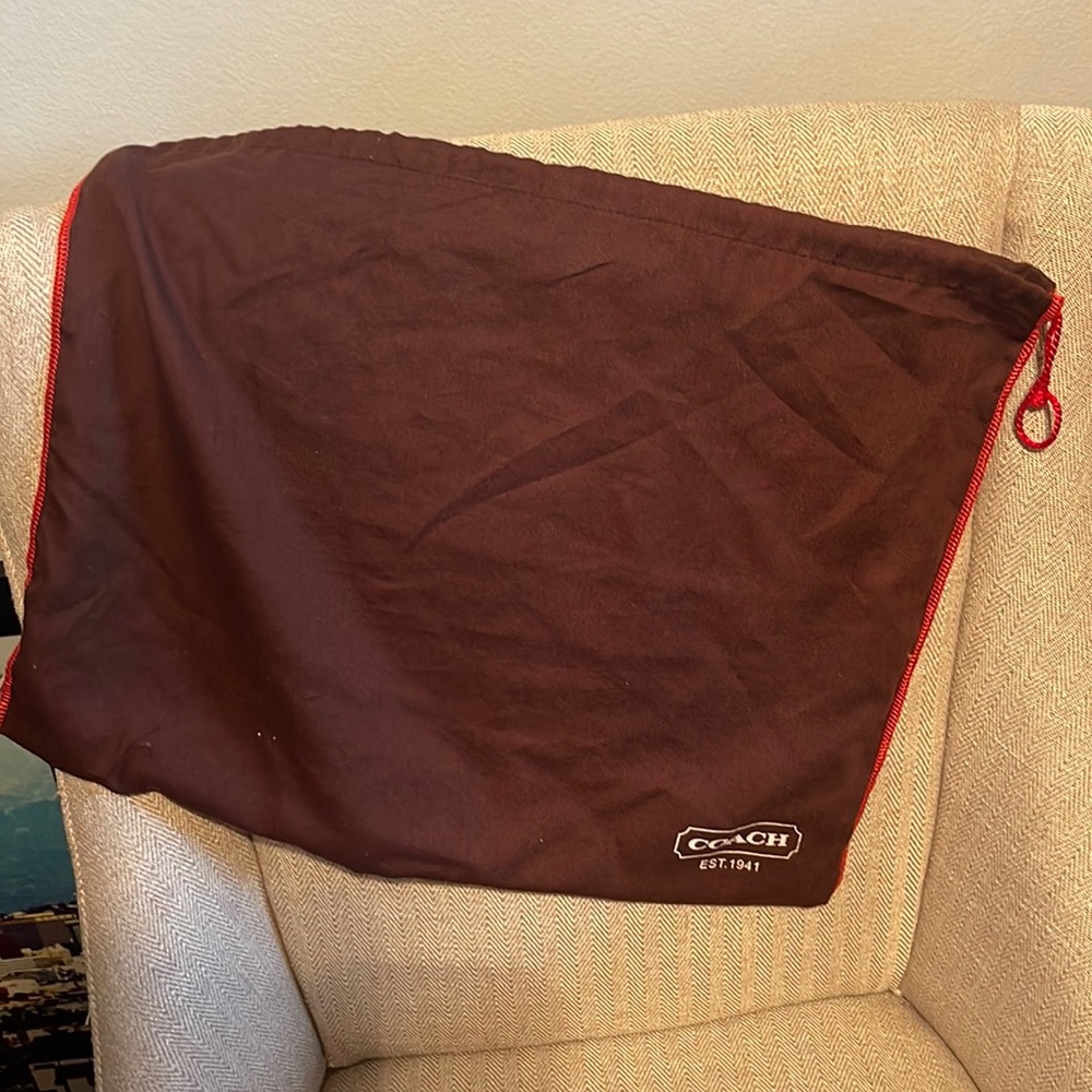 Coach dust bag
